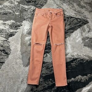 CALVIN‎ KLEIN JEANS Jeans Womens Ankle Skinny Size 4 Pink